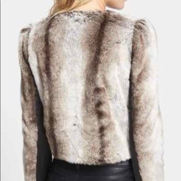 Mural Faux Fur Coat - Picture 3 of 4